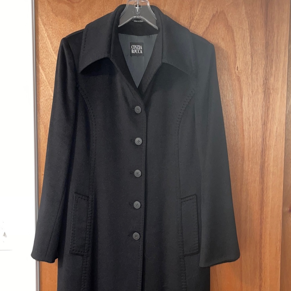 Cinzia Rocco full length alpaca/wool formal coat. Like new.